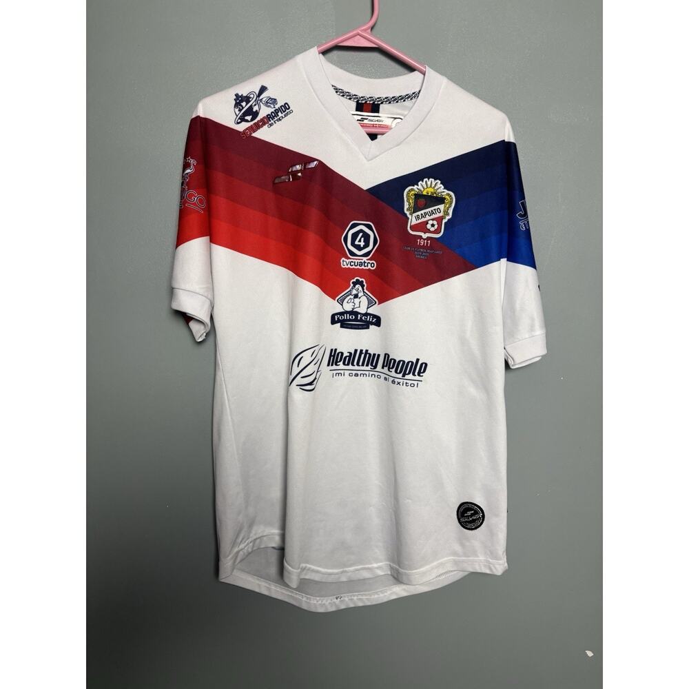 Silver Sport Freseros Irapuato 19/20 Away Jersey Large White Futbol Kit Soccer